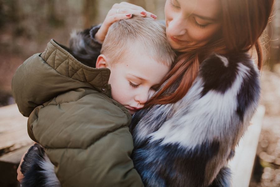 custodia monoparental visitas