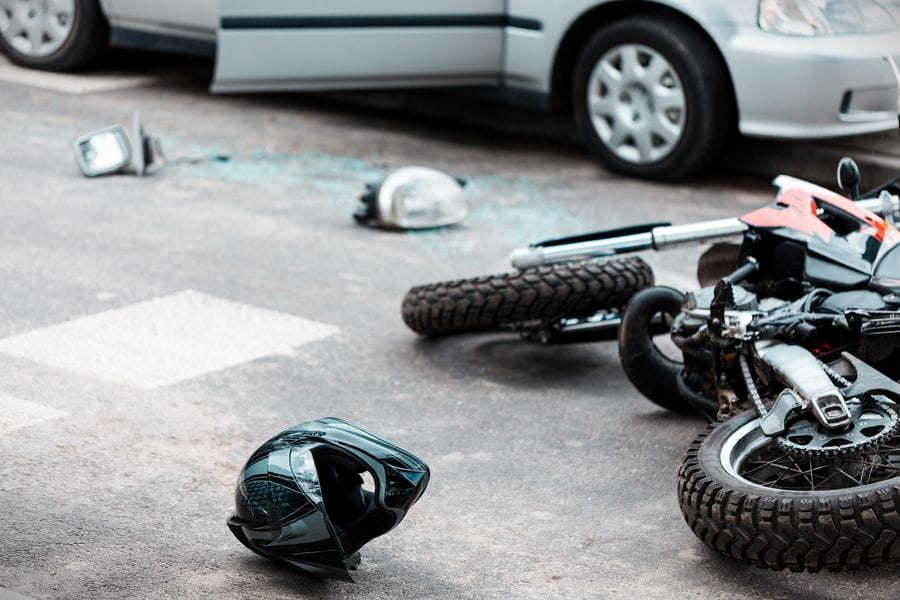 Accidente moto